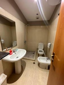 Koupelna v ubytování Hotel Epidami
