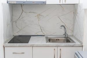 Η κουζίνα ή μικρή κουζίνα στο Green Luxe Suite 2
