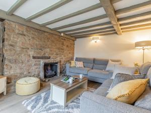 O zonă de relaxare la Catmint Cottage