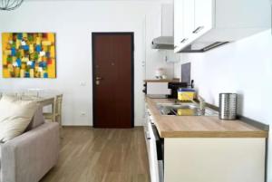 Kuchyň nebo kuchyňský kout v ubytování Casa Topazio - 500mt dalla spiaggia