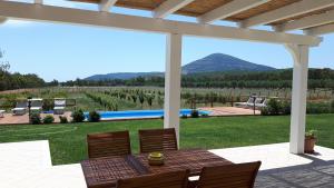 Vista general d'una muntanya o vistes d'una muntanya des de l'agroturisme