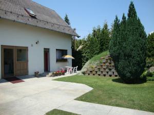 En have udenfor VUCA medencés, klimatizált Apartmanház