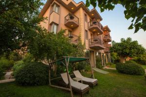Zahrada ubytování Golden Moon Hotel