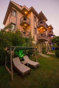 Zahrada ubytování Golden Moon Hotel