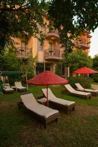 Zahrada ubytování Golden Moon Hotel