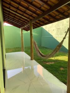 - une terrasse couverte avec un hamac dans l'établissement Casa NOVA Primo Meneghetti, à Franca