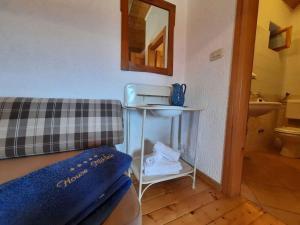 Koupelna v ubytování Holiday home in Dobrec 15114
