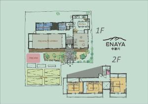 えなや中津川の見取り図または間取り図