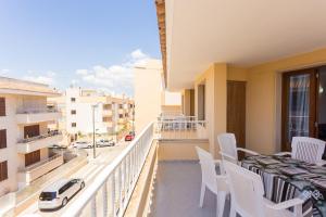 Balkon lub taras w obiekcie Viviendas Margarita II