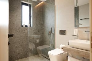 Koupelna v ubytování Hotel Natica