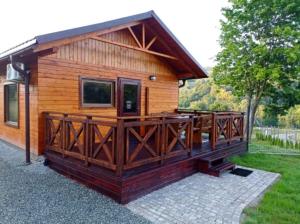 Bygningen som feriehuset ligger i