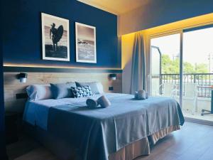 Katil atau katil-katil dalam bilik di Hotel Lis Mallorca