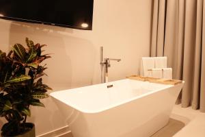Koupelna v ubytování Hotel Natica