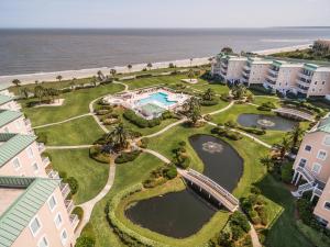 an aerial view of a resort near the beach at St. Simons Grand #120 in Saint Simons Island