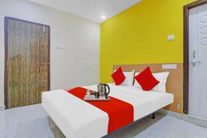 Katil atau katil-katil dalam bilik di Hotel O Elite Stay