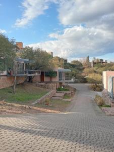 Bygningen som feriehuset ligger i