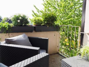 Balkón nebo terasa v ubytování Apartment Friedrich