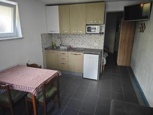 Kuhinja oz. manjša kuhinja v nastanitvi Apartments INBOX