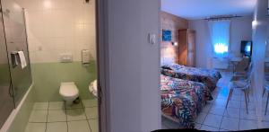 Koupelna v ubytování Abel Hôtel