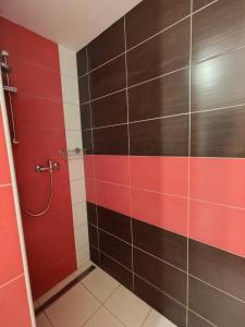 Koupelna v ubytování Apartmán u Kočky