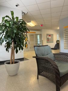 Χώρος καθιστικού στο Résidences du Cégep de Rimouski