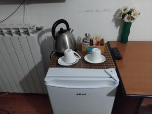 Kuchyň nebo kuchyňský kout v ubytování Hotel Turano