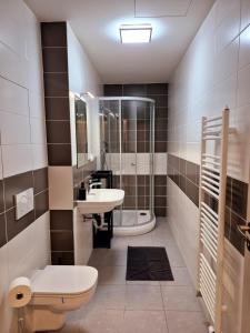 Ванная комната в City Center Apartments - Industry Brno