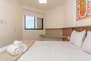 Ένα ή περισσότερα κρεβάτια σε δωμάτιο στο Studio Design 3 Apt 807 -Mandi Hospitalidade +36 φωτογραφίες