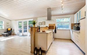 Kuchyň nebo kuchyňský kout v ubytování 3 Bedroom Stunning Home In Hals