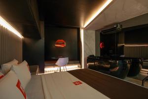 Postel nebo postele na pokoji v ubytování MOTEL STUDIO A