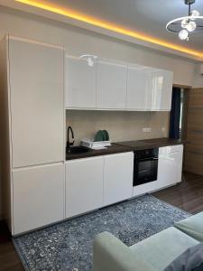 Η κουζίνα ή μικρή κουζίνα στο 2P Centre Ville