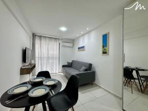 TV a/nebo společenská místnost v ubytování Atlântico Tambaú