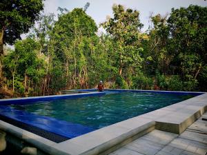 Bazén v ubytování Sigiri Mango Garden Eco Resort nebo v jeho okolí