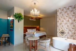 Posezení v ubytování Hotel Poquito a Poquito