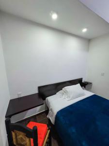 Katil atau katil-katil dalam bilik di Hotel CALLI YOLOTL Teotihuacan
