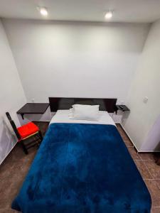 Katil atau katil-katil dalam bilik di Hotel CALLI YOLOTL Teotihuacan