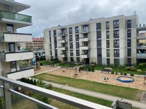 Budynek, w którym mieści się apartament