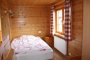 Ένα ή περισσότερα κρεβάτια σε δωμάτιο στο Keldudalur Farm Cottages