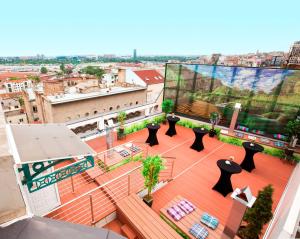 Un balcón o terraza en Kopernikus Hotel Prag