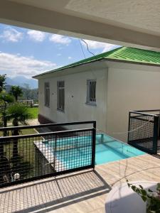The swimming pool at or close to Kokhta guest house On the mountain