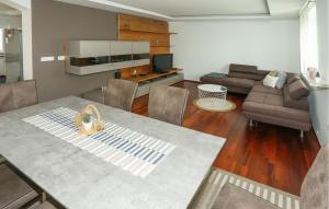 Kuchyň nebo kuchyňský kout v ubytování 3 Bedroom Awesome Apartment In Secovlje