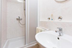Kúpeľňa v ubytovaní Ferienwohnung Marina