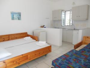 Kuchyň nebo kuchyňský kout v ubytování Helonata Apartments