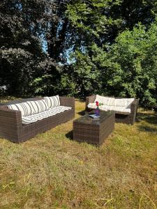 Zahrada ubytování A l'ombre du château, Dépendance de caractère