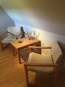 Posezení v ubytování B&B Hannåsa Gård