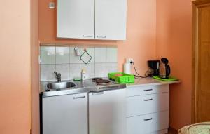 Η κουζίνα ή μικρή κουζίνα στο Holiday Home Rewal Olszynowa Ii