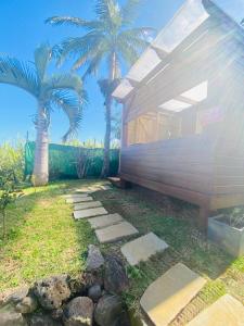Zahrada ubytování L'escapade créole bungalow vanille jacuzzi sans vis à vis privatif