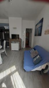 Μια τηλεόραση ή/και κέντρο ψυχαγωγίας στο meublé saisonnier plage