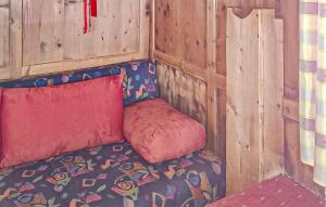 Postel nebo postele na pokoji v ubytování Ferienhaus S Tobiasa