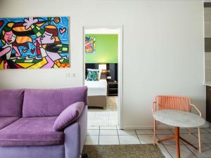 Ibis Styles Cayenne Centre Amazonia的休息区